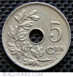 Image #1 of 5 Centimes 1927 Belgie