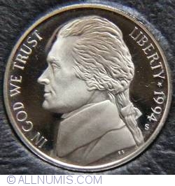 Image #2 of  Jefferson Nickel 1994 S