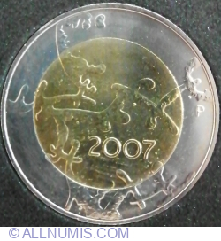 5 Euro 2007 - 90th Anniversary of Independence