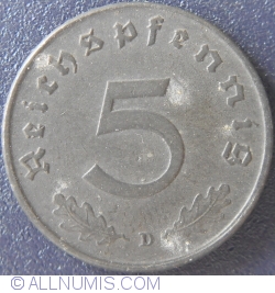 Image #1 of 5 Reichspfennig 1942 D