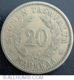 20 Markkaa 1938