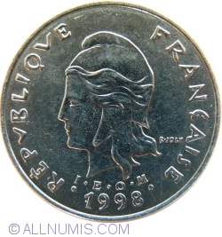 50 Franci 1998