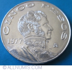 Image #1 of 5 Pesos 1977