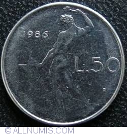 Image #1 of 50 Lire 1986