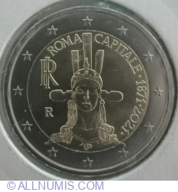 Image #2 of 2 Euro 2021 - 150th Anniversary of the proclamation of Rome as the Capital of Italy