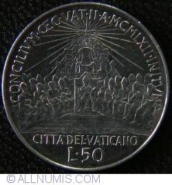 50 Lire 1962 (IV) - Second Ecumenical Council