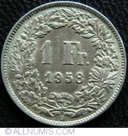 Image #1 of 1 Franc 1958
