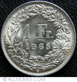 Image #1 of 1 Franc 1965