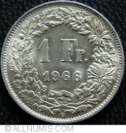 Image #1 of 1 Franc 1966