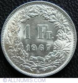 Image #1 of 1 Franc 1967