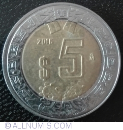 Image #1 of 5 Pesos 2016