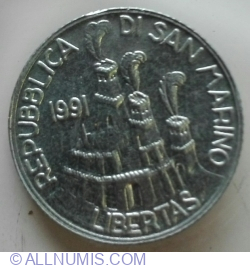 Image #2 of 2 Lire 1991 R