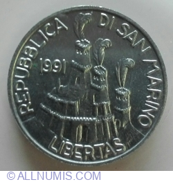 Image #2 of 5 Lire 1991 R