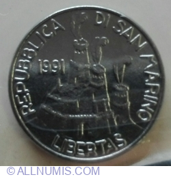 Image #2 of 50 Lire 1991 R