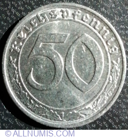 50 Reichspfennig 1938 A