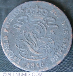 Image #2 of 2 Centimes 1846