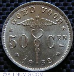 Image #1 of 50 Centimes 1932 BELGIE