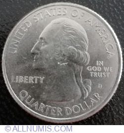 Image #2 of Quarter Dollar 2017 D - Effigy Mounds, Iowa