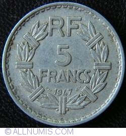 5 Franci 1947 (9 închis)
