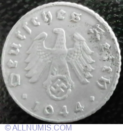 Image #2 of 5 Reichspfennig 1944 A