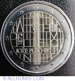 Image #2 of 2 Euro 2022 - 150th anniversary of the birth of architect Jože Plečnik