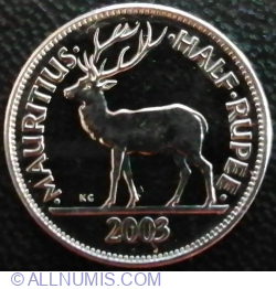 Image #1 of 1/2 Rupee 2003