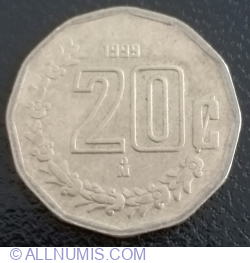 Image #1 of 20 Centavos 1999