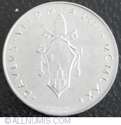 Image #2 of 1 Lira 1970 (VIII)