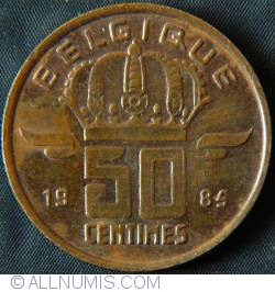 50 Centimes 1985 Belgique