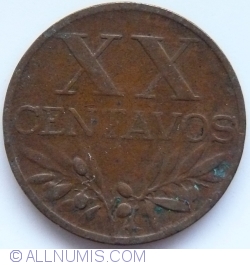 Image #1 of 20 Centavos 1956