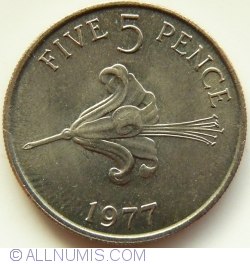 Image #1 of 5 Pence 1977
