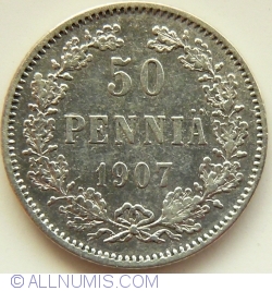 Image #1 of 50 Pennia 1907