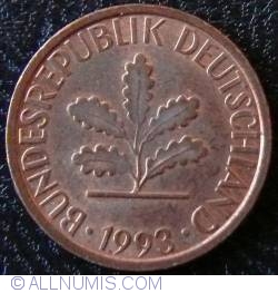 Image #2 of 1 Pfennig 1993 A