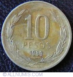Image #1 of 10 Pesos 1989