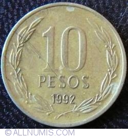Image #1 of 10 Pesos 1992