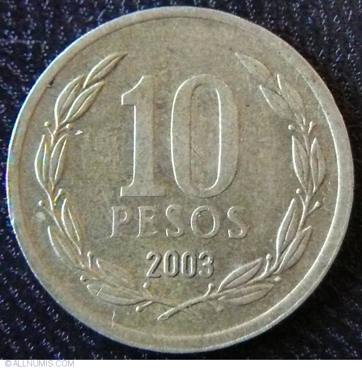 10 Pesos 2003, 1976-2017 - 10 Pesos - Chile - Coin - 26916