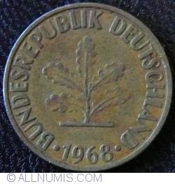Image #2 of 10 Pfennig 1968 F