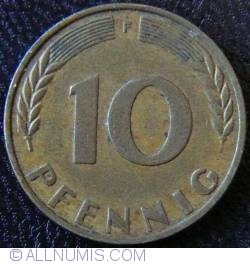 Image #1 of 10 Pfennig 1968 F