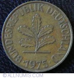Image #2 of 10 Pfennig 1975 J