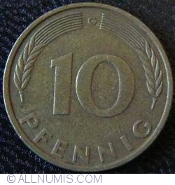10 Pfennig 1983 G