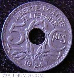 Image #1 of 5 Centimes 1924 (tb)