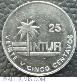 Image #1 of 25 Centavos 1989