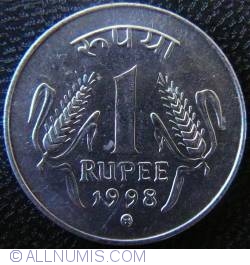 Image #1 of 1 Rupee 1998 (K)