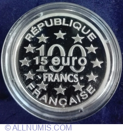 100 Franci - 15 Euro 1996 ~ Bruxelles - Grand Place