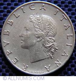 Image #2 of 20 Lire 1957 R SERIFED "7"