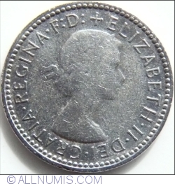 6 Pence 1955