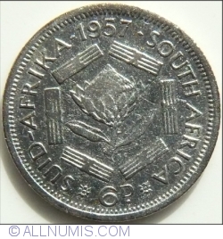 Image #1 of 6 Pence 1957