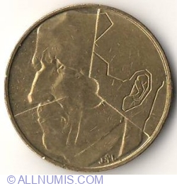 Image #2 of 5 Francs 1991 Belgique