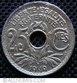 25 Centimes 1919