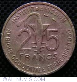 25 Francs 1957